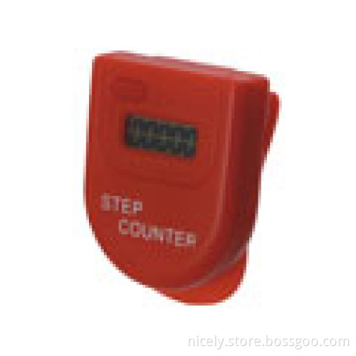 single function step counter with 5 digits LCD display for sports